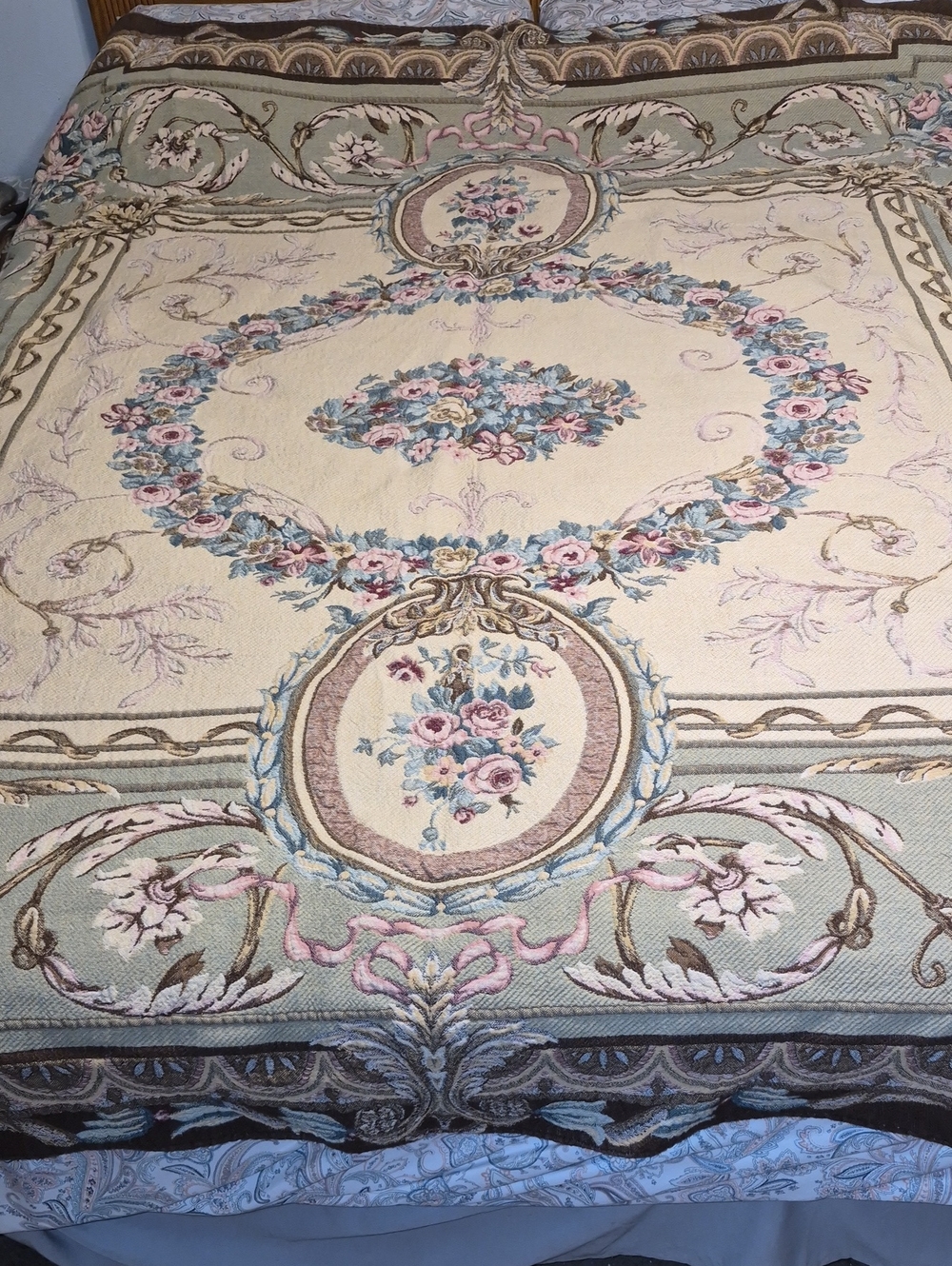 Aubusson-weave Tapestry Rug